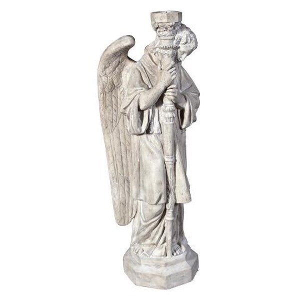 Guardian Angel Statue Candle Holder Sculpture Cathedral Rapture Art